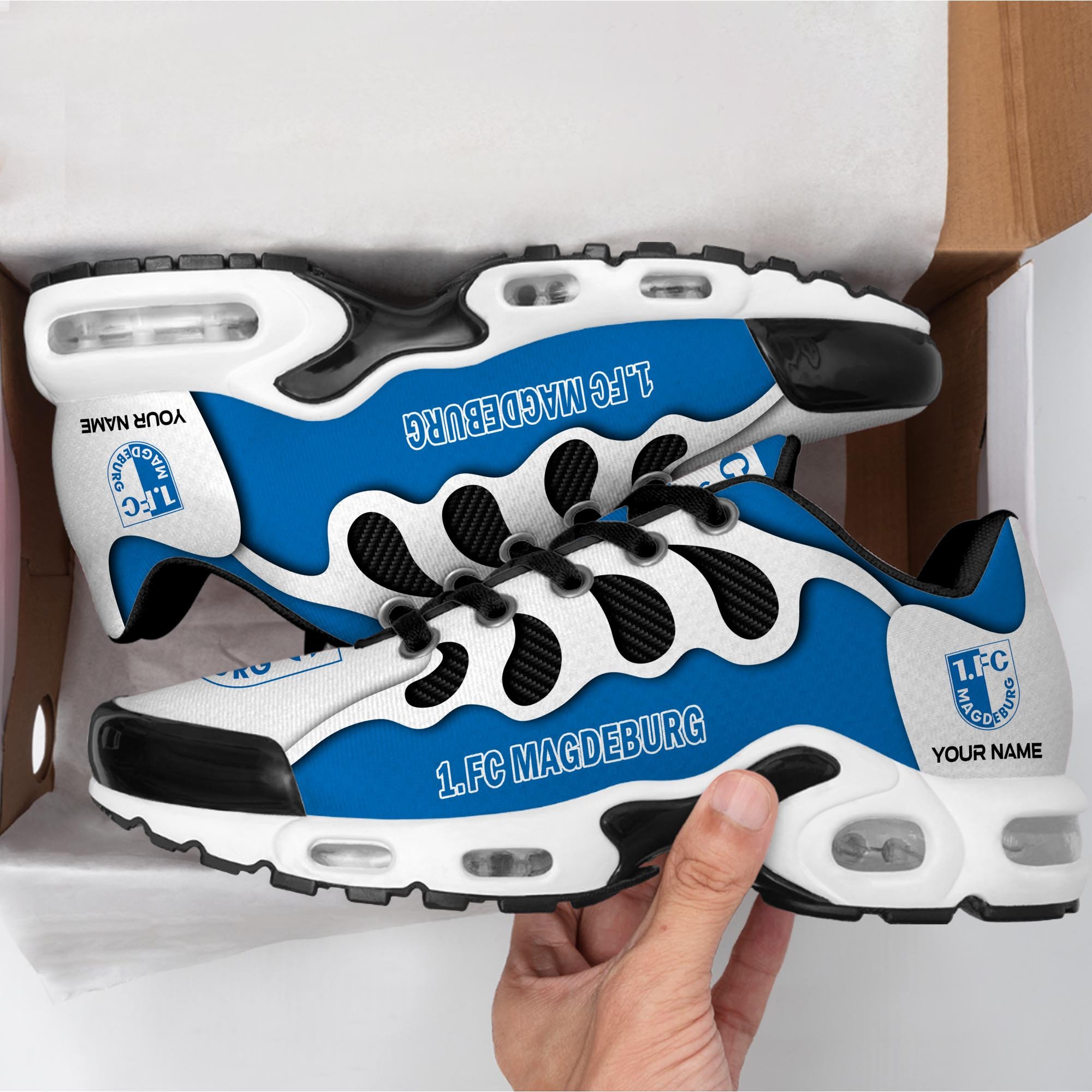 1. FC Magdeburg Air Max Plus Shoes Sneakers For Men And Women
