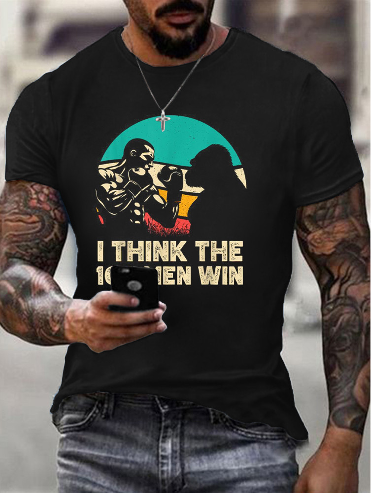 100 Men Vs 1 Gorilla Funny Meme Tee I Think The 100 Men Win100 Men Vs 1 Gorilla Funny Meme Tee I Think The 100 Men Win T-shirt Oregontrailrvpk Shirt