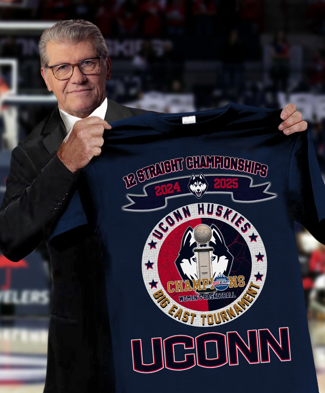 12 Straight Champions Women's Basketball Uconn Huskies Shirt Championship 2025 Merch Oregontrailrvpk Shirt