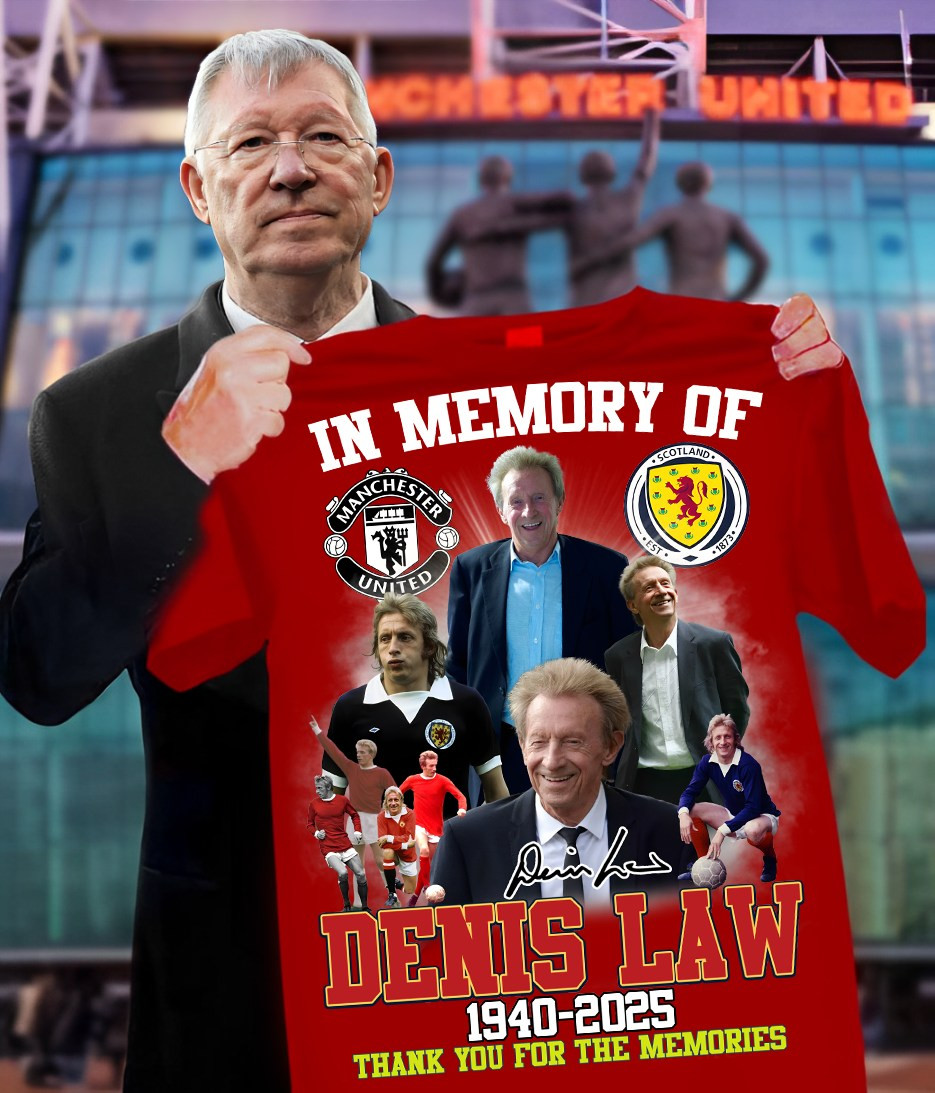 1940 2025 In The Memory Of Denis Law Thank You For The Memories T-Shirt Football Oregontrailrvpk Shirt
