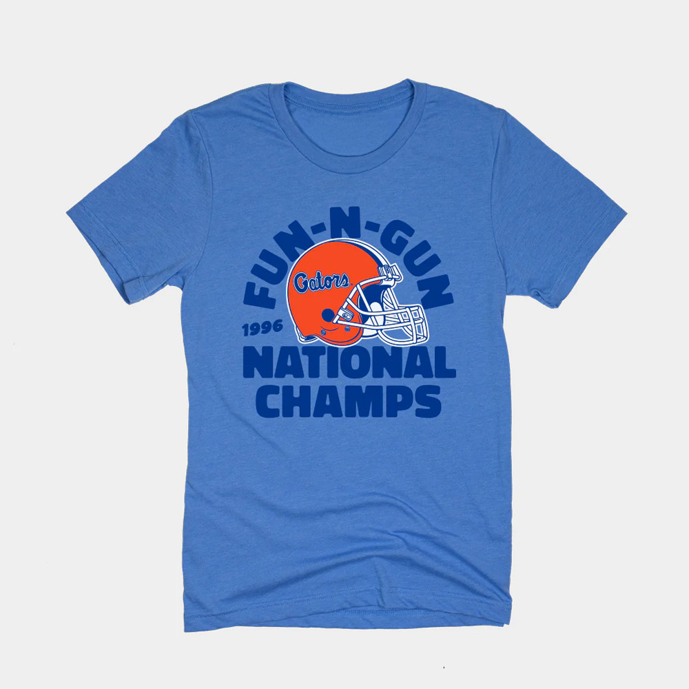 1996 Fun-n-Gun Gators Football T-Shirt Oregontrailrvpk Shirt
