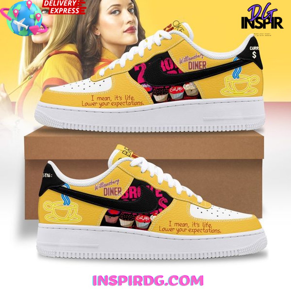 2 Broke Girls Limited Edition Air Force 1 Shoes