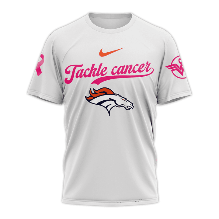 2024 Denver Broncos 3D T-Shirt Denver Broncos Fight Cancer Shirt Best Football Gifts Oregontrailrvpk Shirt