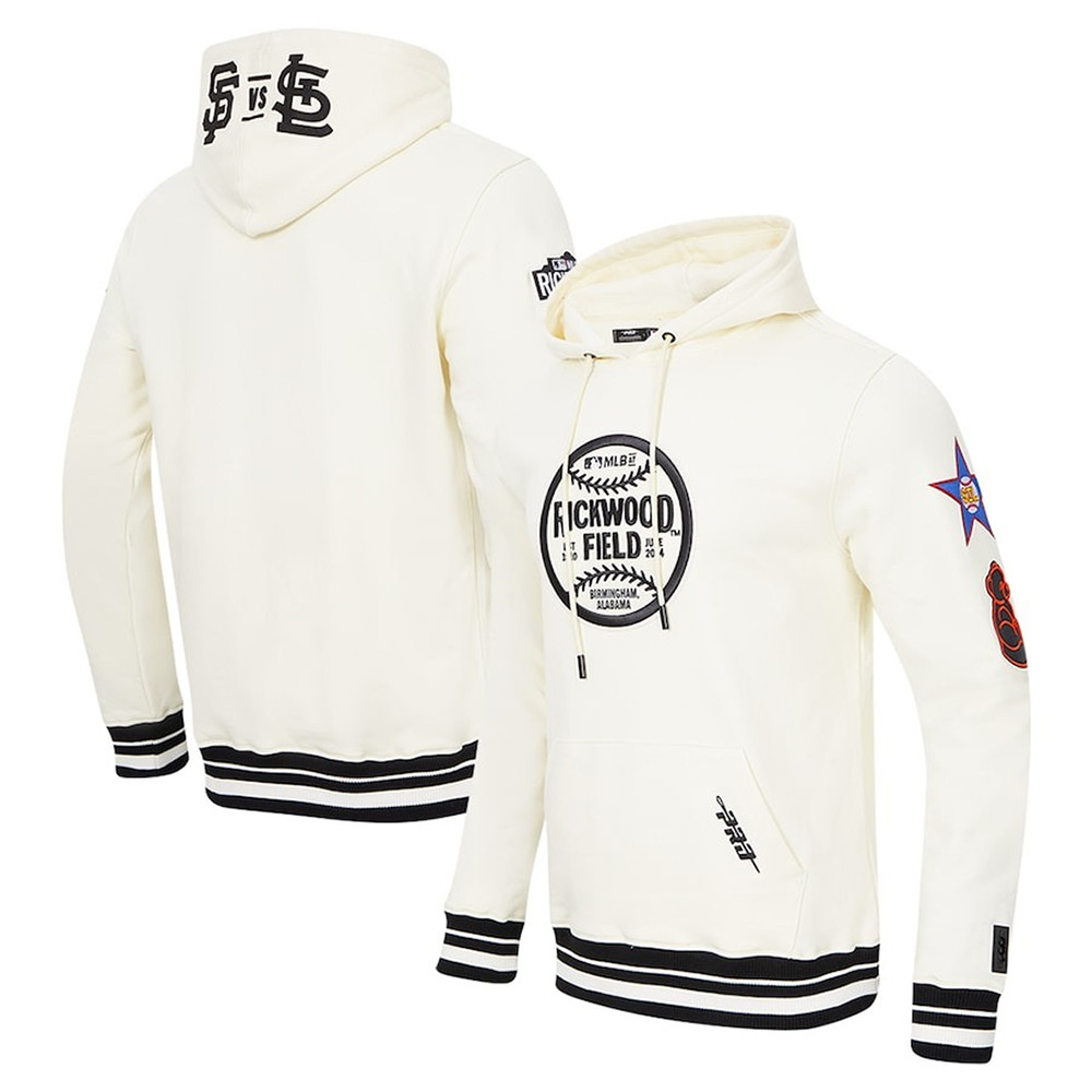 2024 MLB At Rickwood Field A Tribute To The Negro Leagues Pro Standard Cream Hoodie