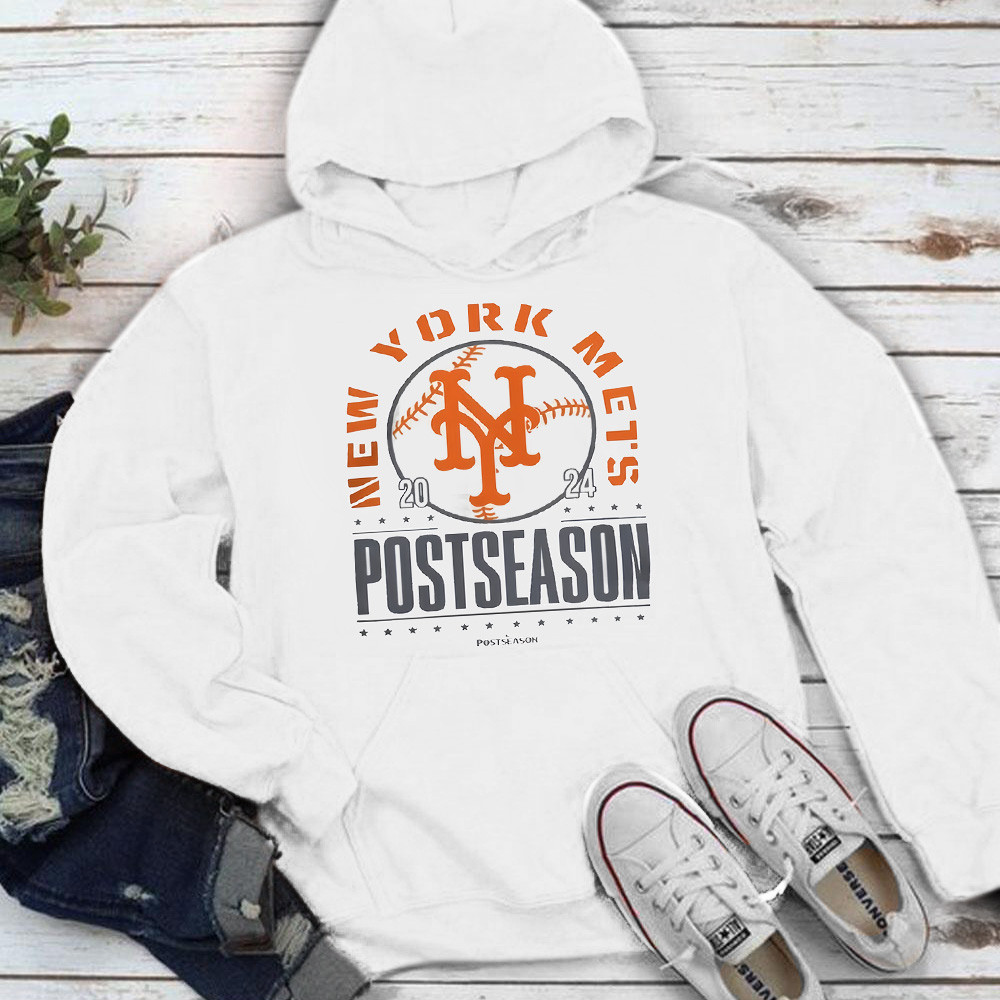 2024 Playoffs Mlb Postseason New York Mets Reveal Logo Hoodie