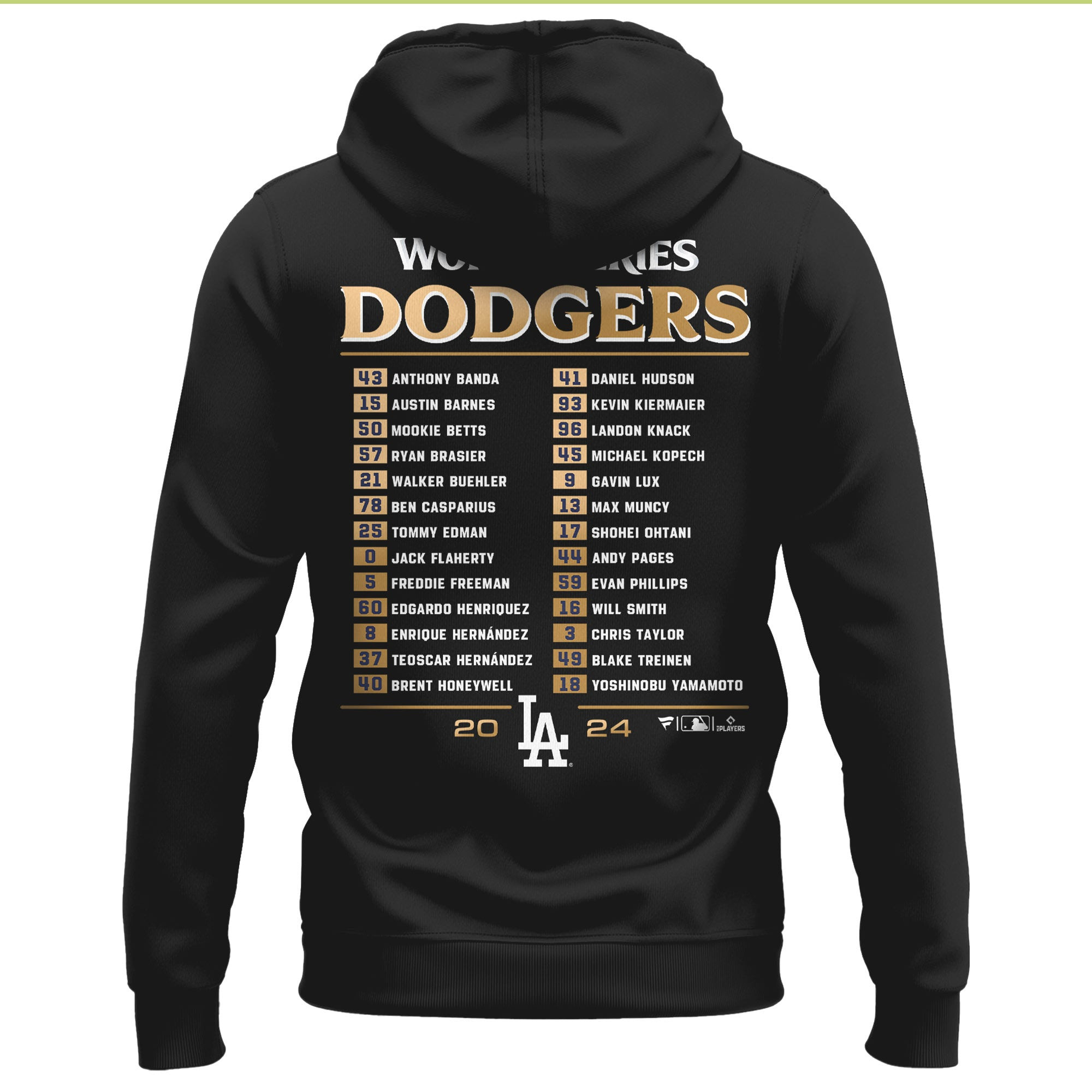 2024 Premium Los Angeles Dodgers Hoodie Presents For Football Fans
