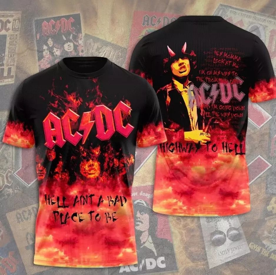 2025 ACDC Pwr Up World Tour T-Shirt Rock Band ACDC Tour Merch For Rock Fans Oregontrailrvpk Shirt