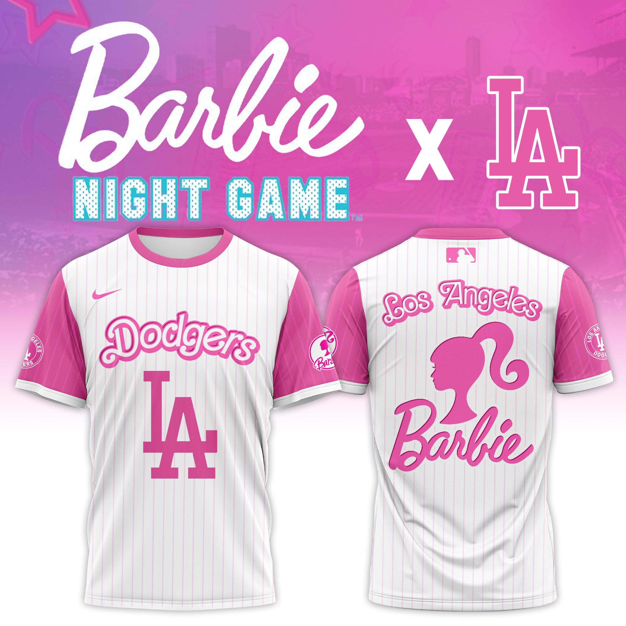 2025 Barbie Los Angeles Dodgers T-Shirt Gift Ideas Oregontrailrvpk Shirt