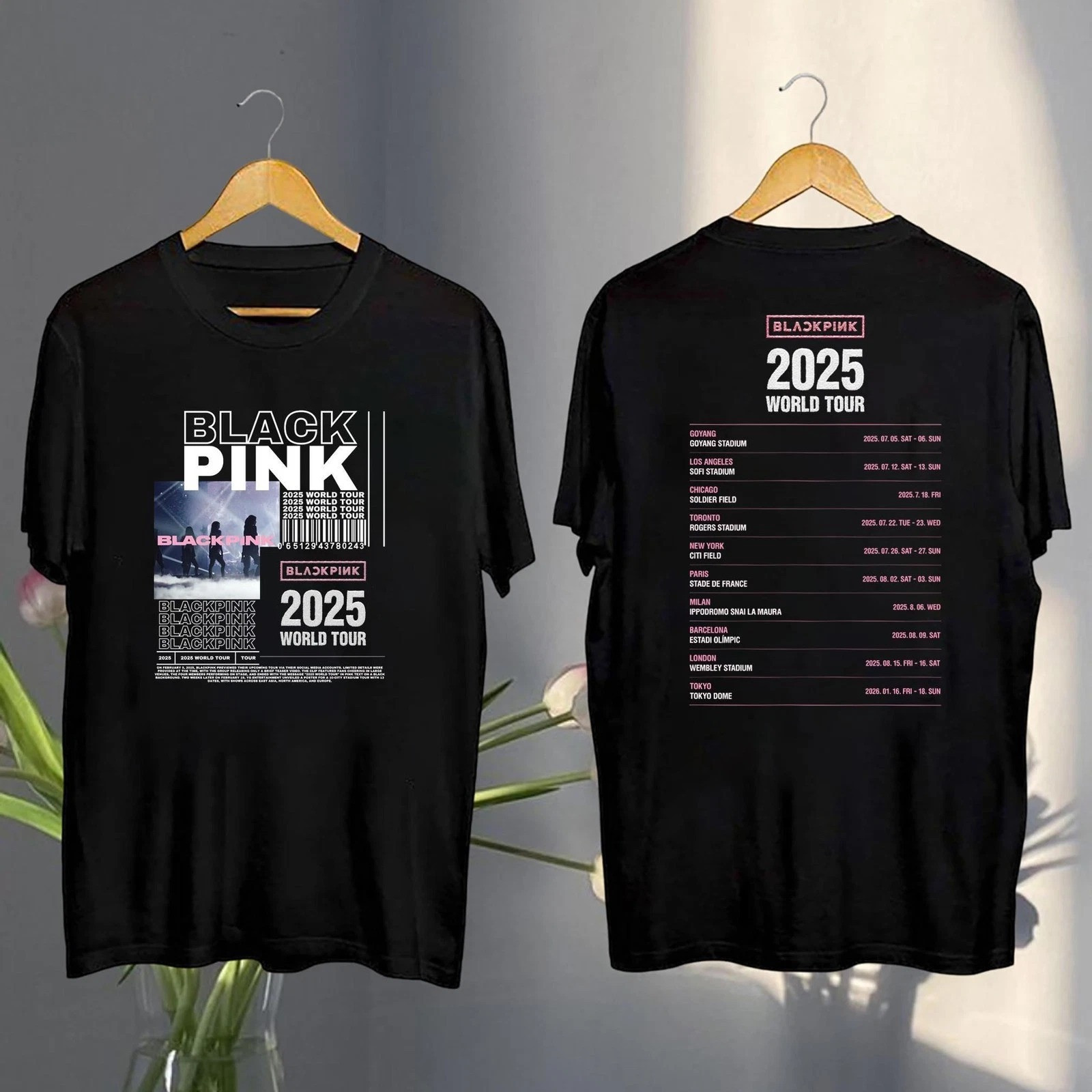 2025 Black Pink World Tour T-Shirt For Blackpink Fans Oregontrailrvpk Shirt