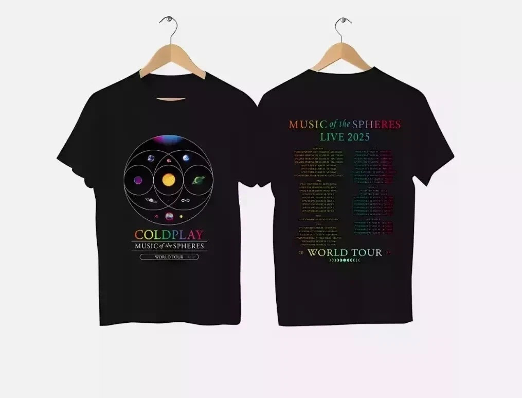 2025 Coldplay World Tour T-Shirt For Fans Music Lovers Gifts Oregontrailrvpk Shirt