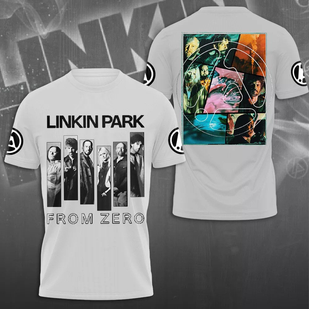 2025 Linkin Park From Zero Tour Framed Photo Back Side 3D Shirt Oregontrailrvpk Shirt