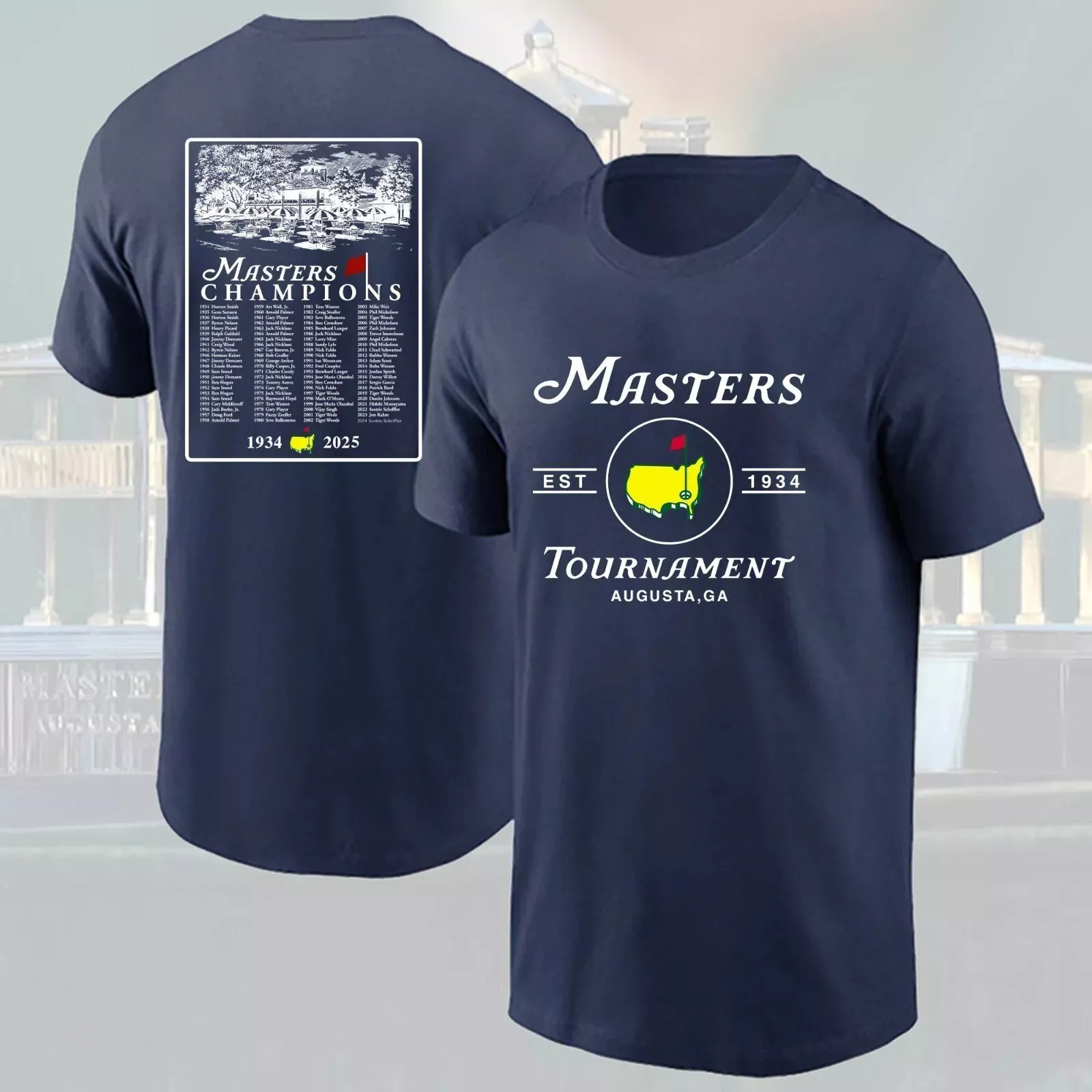 2025 Masters Golf Tournament Augusta National T-Shirt Best Gifts For Golf Lovers Oregontrailrvpk Shirt