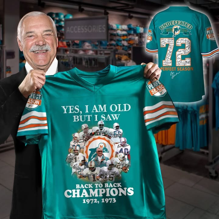 2025 Miami Dolphins Perfect Season 1972 T-Shirt Gift For Dolphins Fans Oregontrailrvpk Shirt