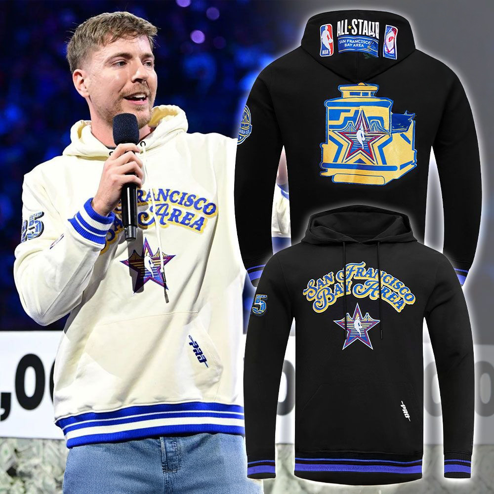 2025 NBA All Star Mr Beast San Francisco Bay Area Black Hoodie