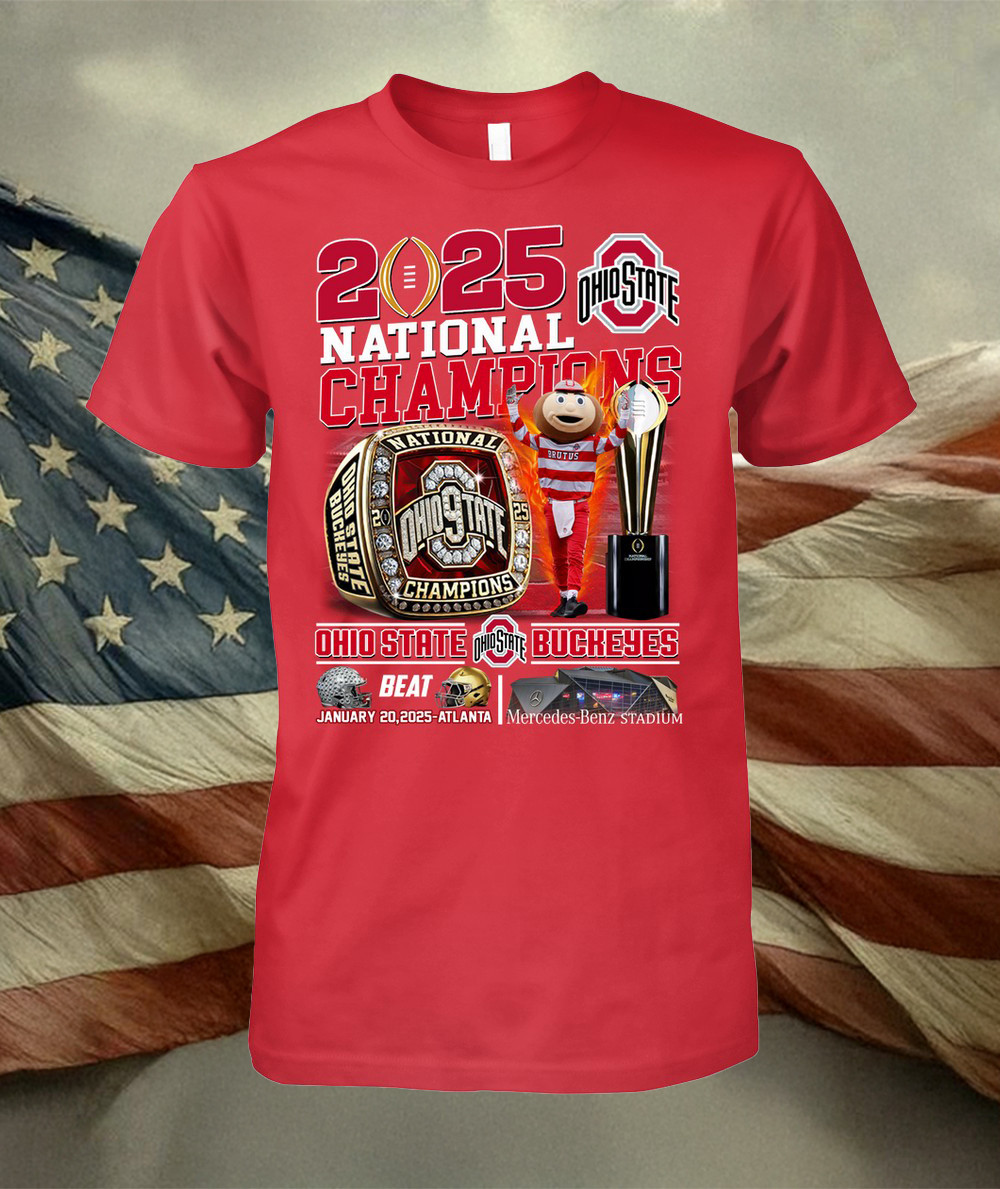 2025 Ohio State Buckeyes Football T-Shirt Football Oregontrailrvpk Shirt
