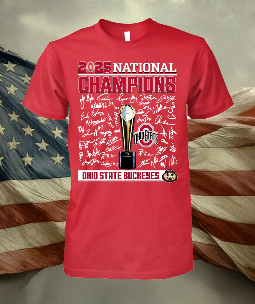 2025 Ohio State Buckeyes Football T-Shirt Presents For Football Lovers Oregontrailrvpk Shirt