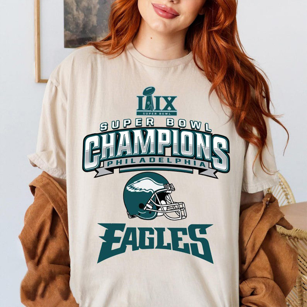 2025 Super Bowl Champions Eagles T-Shirt Presents For Football Fans Oregontrailrvpk Shirt