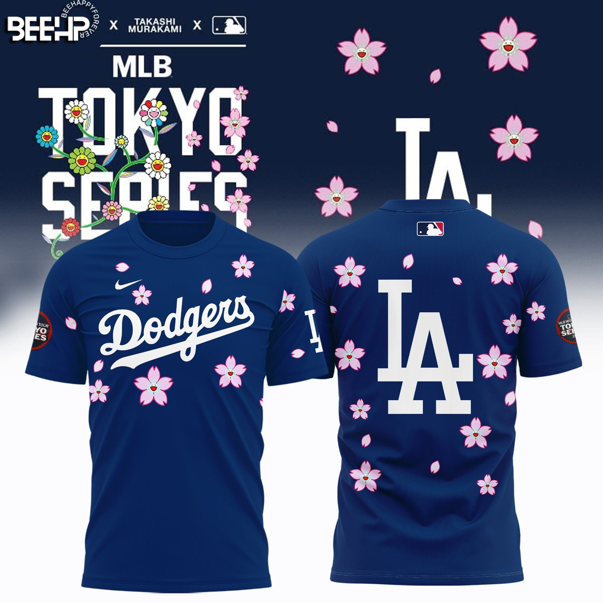 2025 Tokyo Series Takashi Murakami Los Angeles Dodgers T-Shirt Oregontrailrvpk Shirt