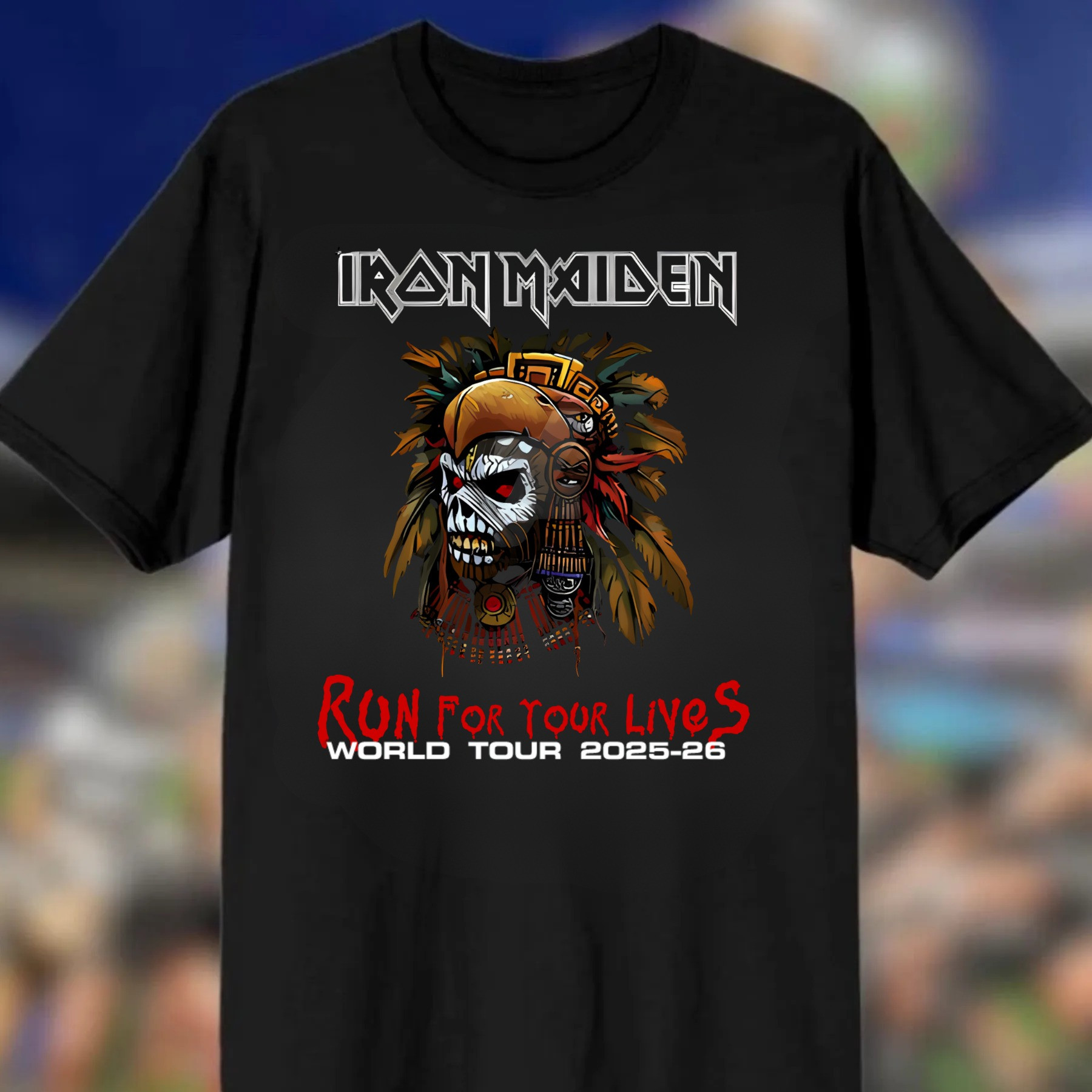 2025 World Tour Run For Your Lives Heavy Metal Music Band T-Shirt Oregontrailrvpk Shirt