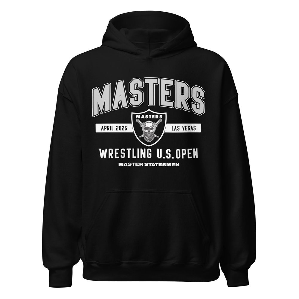 2025 Wrestling U.S. Open Masters Collegiate Shield Hoodie Gifts For Son