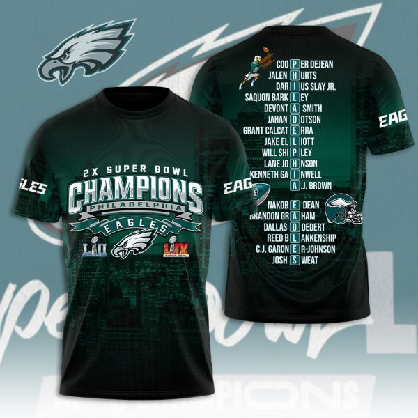 2X Super Bowl Champions Philadelphia Eagles Shirt Gift Ideas For Football Lovers Oregontrailrvpk Shirt