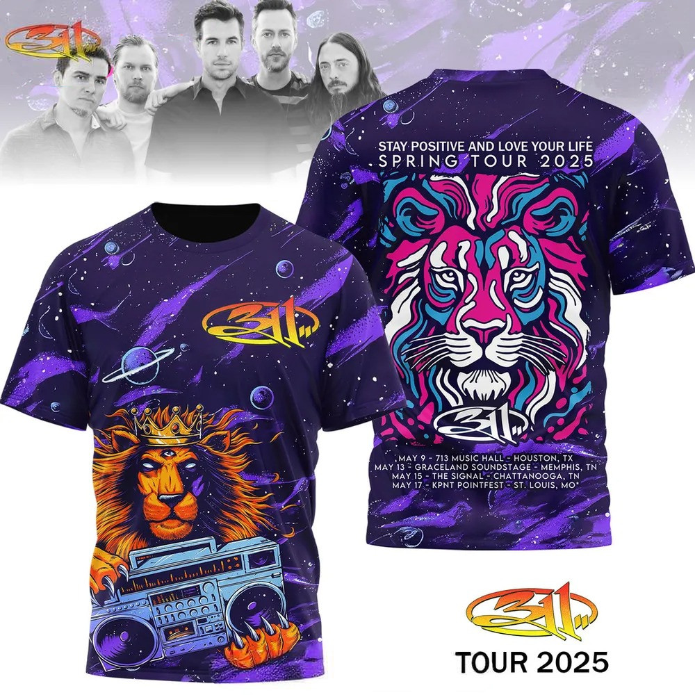 311 Spring Tour 2025 Special T-Shirt Oregontrailrvpk Shirt