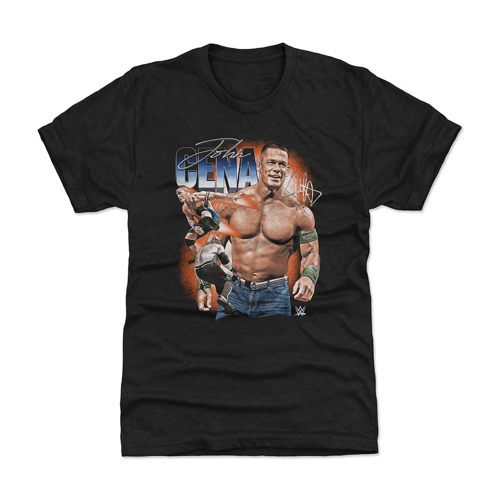 500 Level Heather Black John Cena Vintage Superstar T-Shirt Wrestler Gifts Oregontrailrvpk Shirt