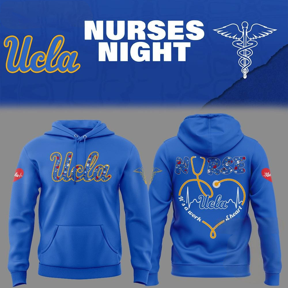 A UCLA Bruins NURSES NIGHT Hoodie Gift For Basketball Lover