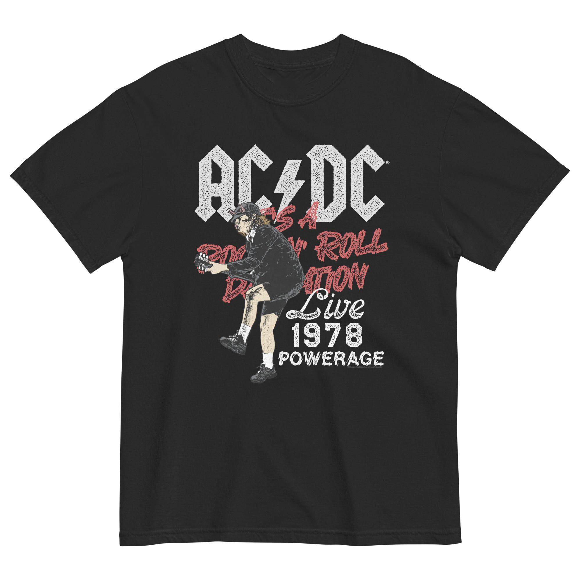 AC DC Live 1978 T-Shirt Mother's In Law Gifts Mom's Day Oregontrailrvpk Shirt
