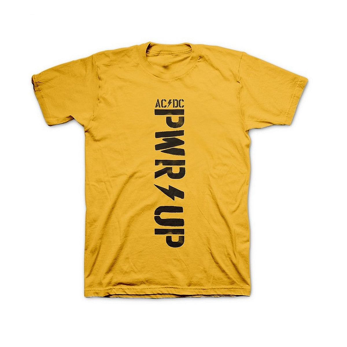 AC DC POWER UP Yellow T-Shirt Meaningful Gifts For Dad Birthday Oregontrailrvpk Shirt