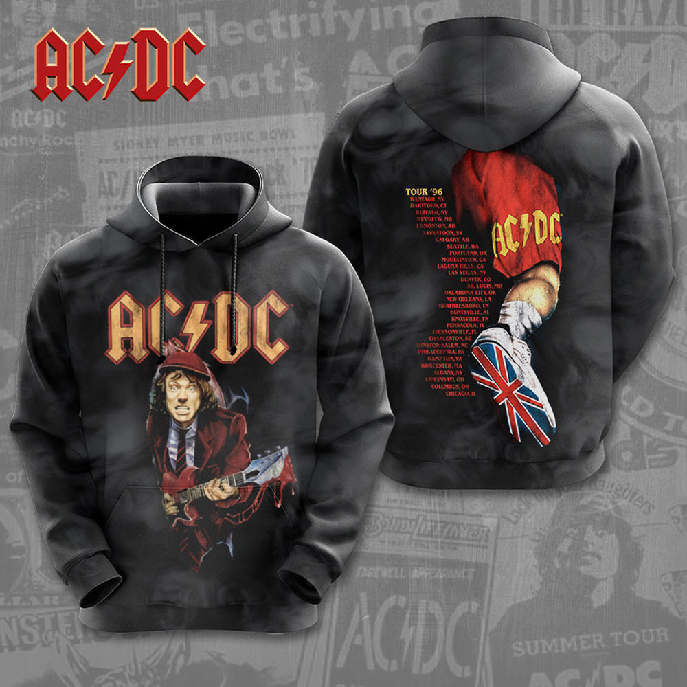 AC DC Pwr Up Tour 2025 Hoodie ACDC Rock Band Hoodie Gifts For Husband