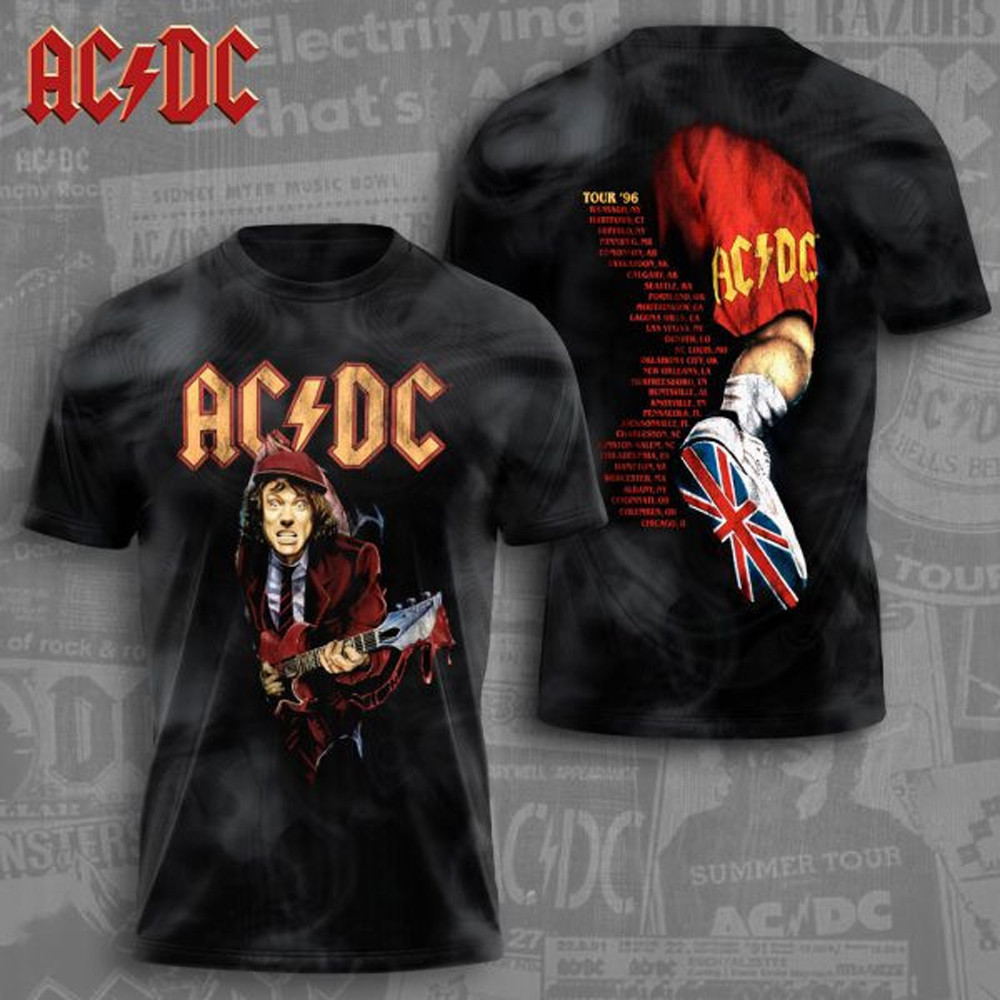 AC DC Pwr Up Tour 2025 Shirt ACDC Rock Band T-Shirt For Husband Oregontrailrvpk Shirt