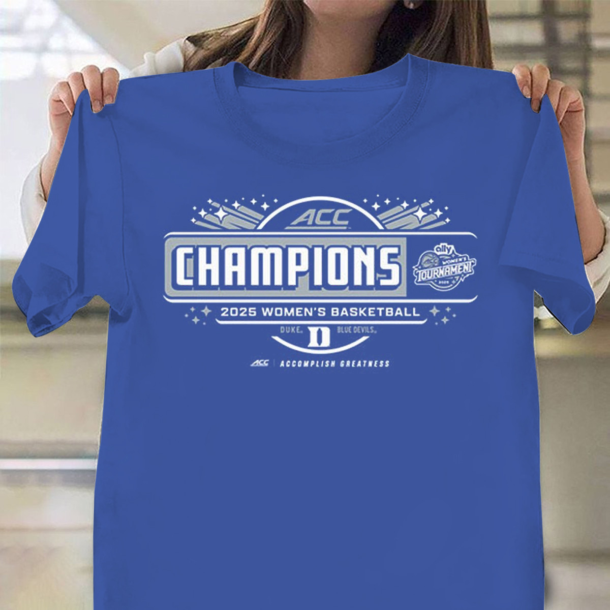 ACC Champions 2025 Women's Basketball Shirt Duke Championship T-Shirt For Basketball Fan Oregontrailrvpk Shirt