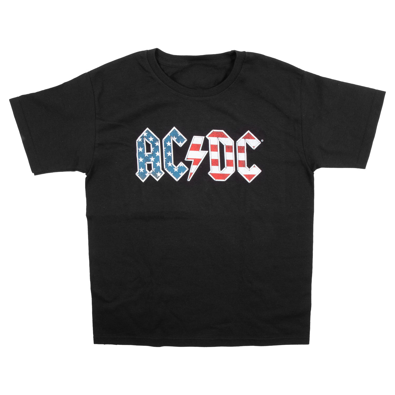 ACDC American Flag Logo T-Shirt Cool Oregontrailrvpk Shirt