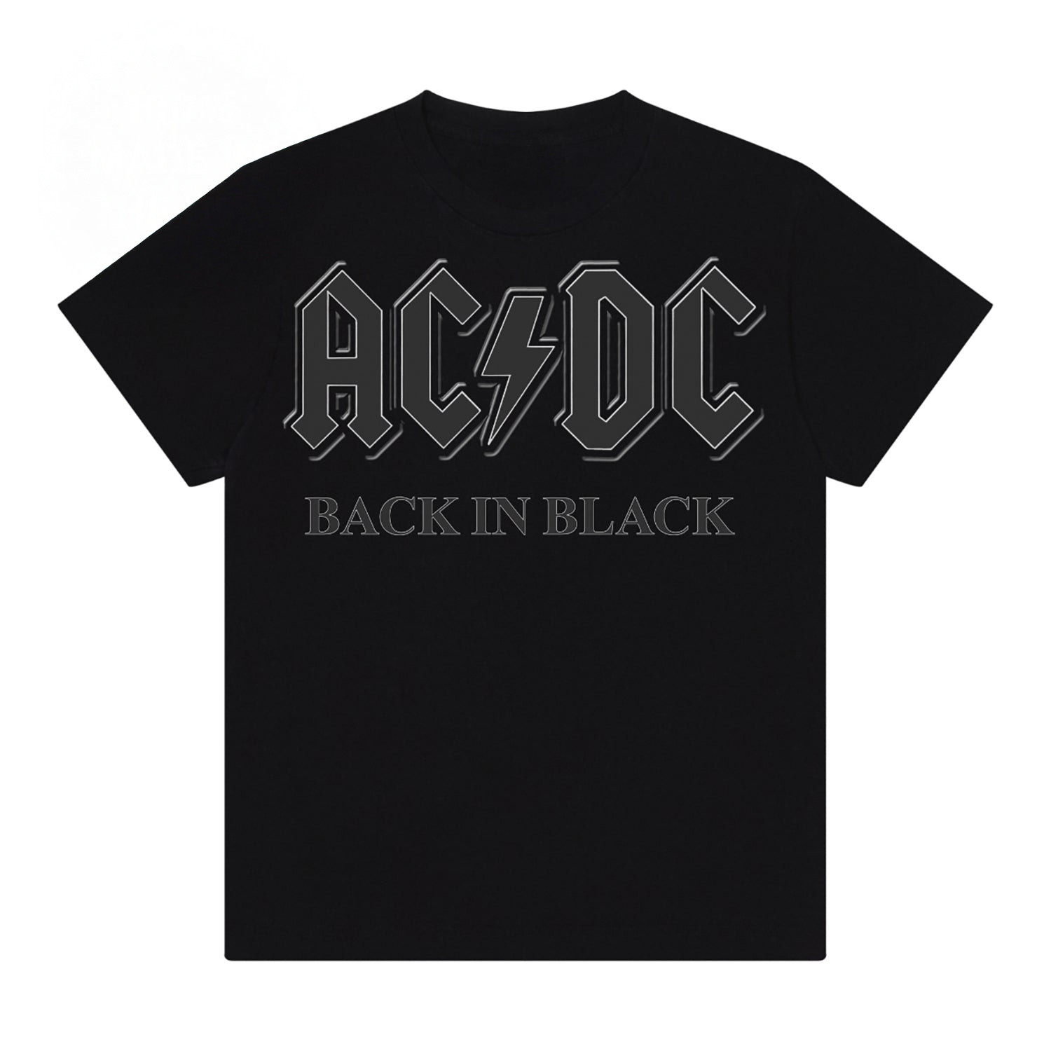 ACDC Back in Black T-Shirt Mother's Day Delivery Gifts Oregontrailrvpk Shirt