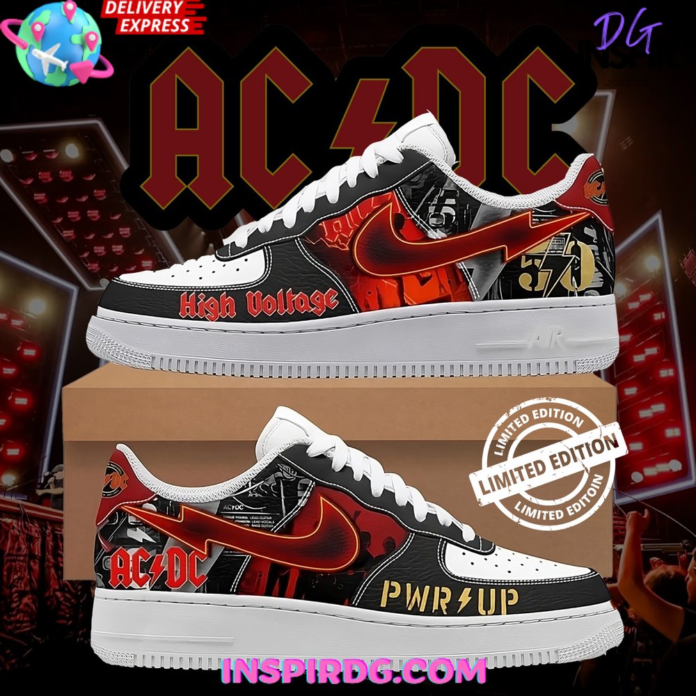 AC/DC High Voltage Power Up Limited Edition Air Force 1