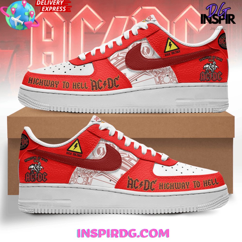 AC/DC High Way To Hell Limited Edition Air Force 1