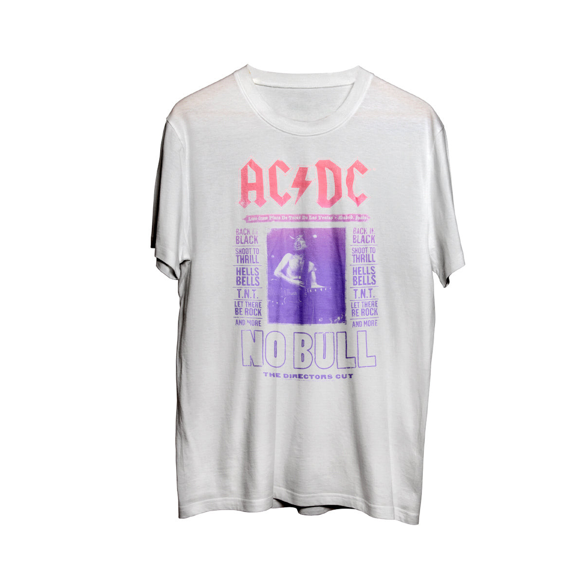 ACDC No Bull White Poster T-Shirt Father's Day Gifts For Husband Oregontrailrvpk Shirt