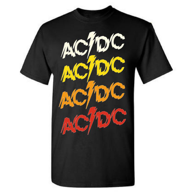 ACDC Powerage Repeating Logo T-Shirt Cool Gifts For Dad Oregontrailrvpk Shirt