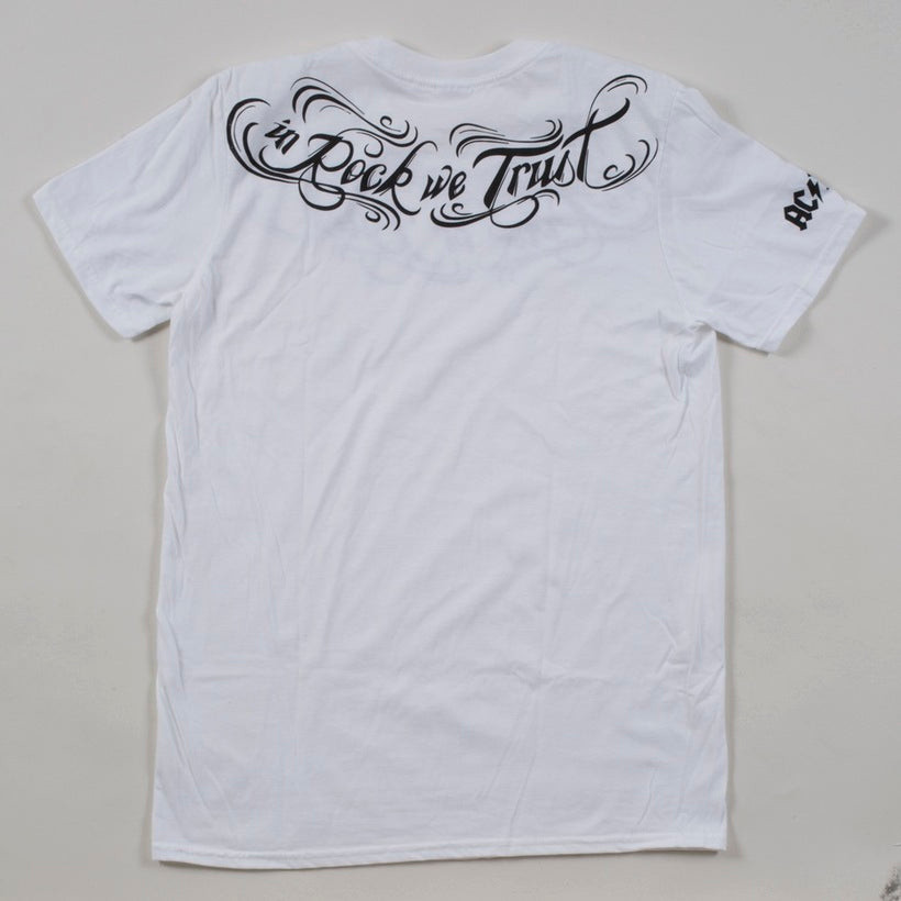 ACDC Tattoo Script Rock Or Bust T-Shirt Oregontrailrvpk Shirt