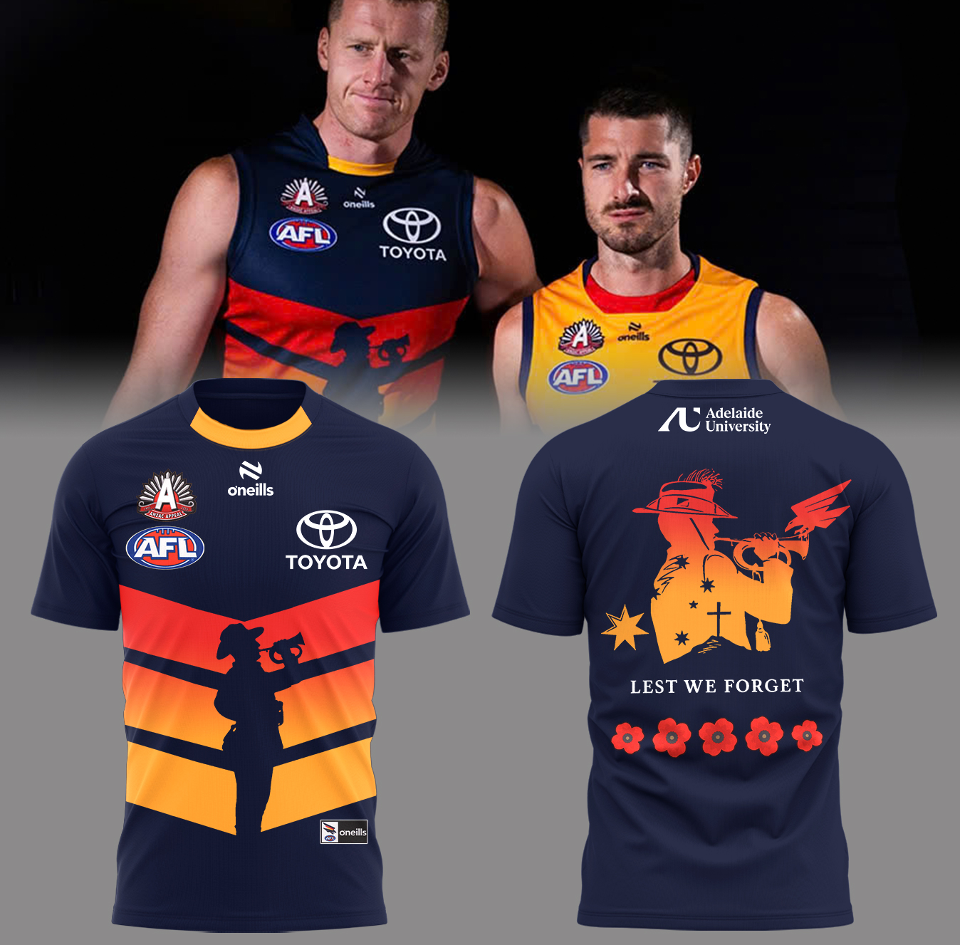 Adelaide Crows Anzac Day T-Shirt Unique Oregontrailrvpk Shirt