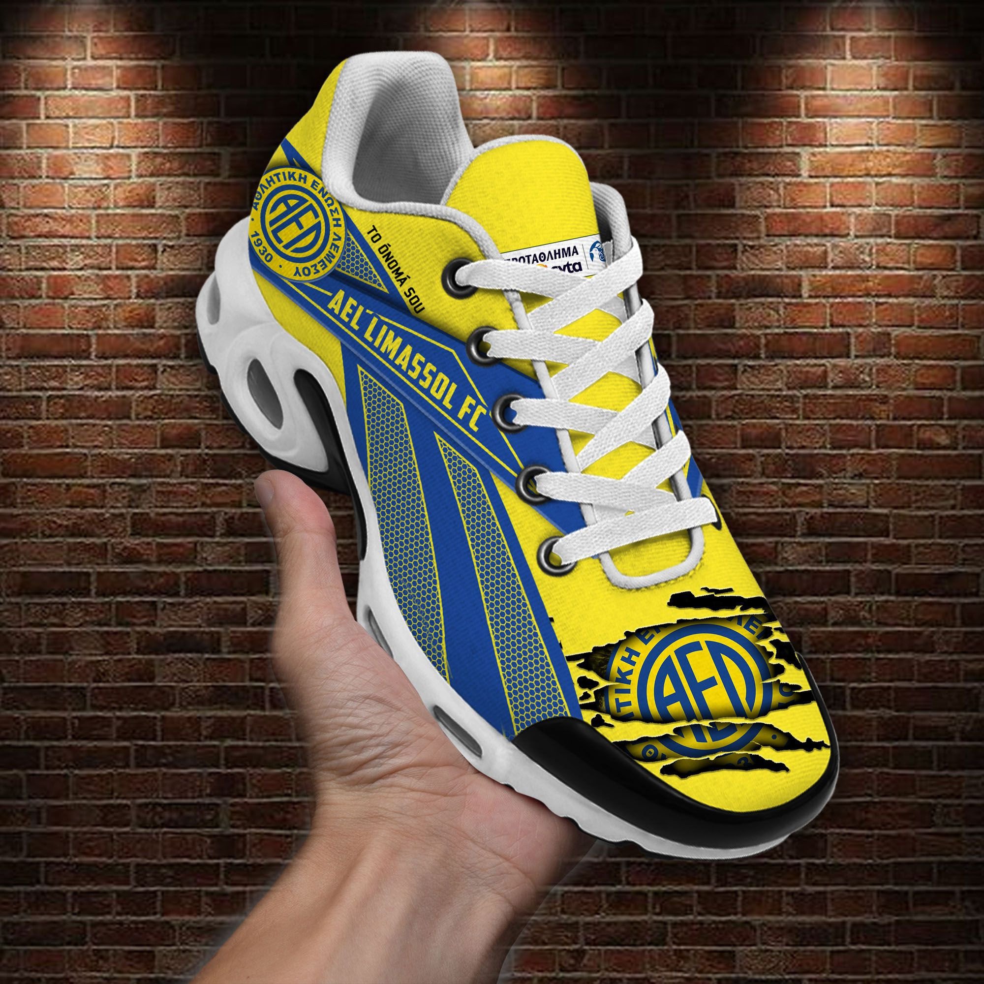 AEL Limassol FC Air Max Plus Shoes Sneakers For Men And Women