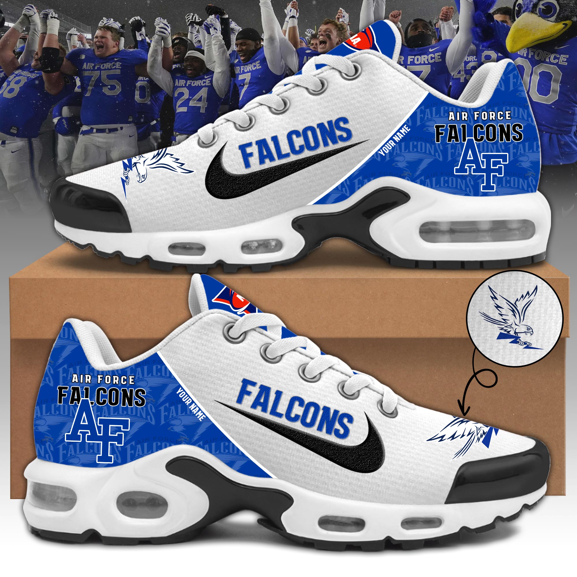 Air Force Falcons Air Max Plus Shoes Sneakers For Men And Women