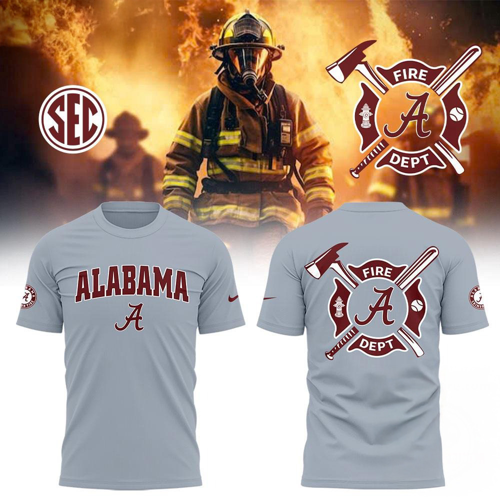 Alabama Crimson Tide Baseball x Firefighter Appreciation 2025 Shirt Oregontrailrvpk Shirt