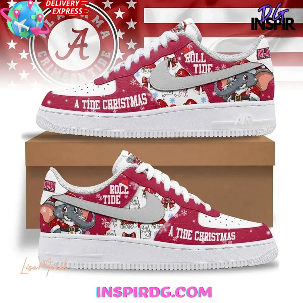 Alabama Crimson Tide Christmas Limited Edition Air Force 1