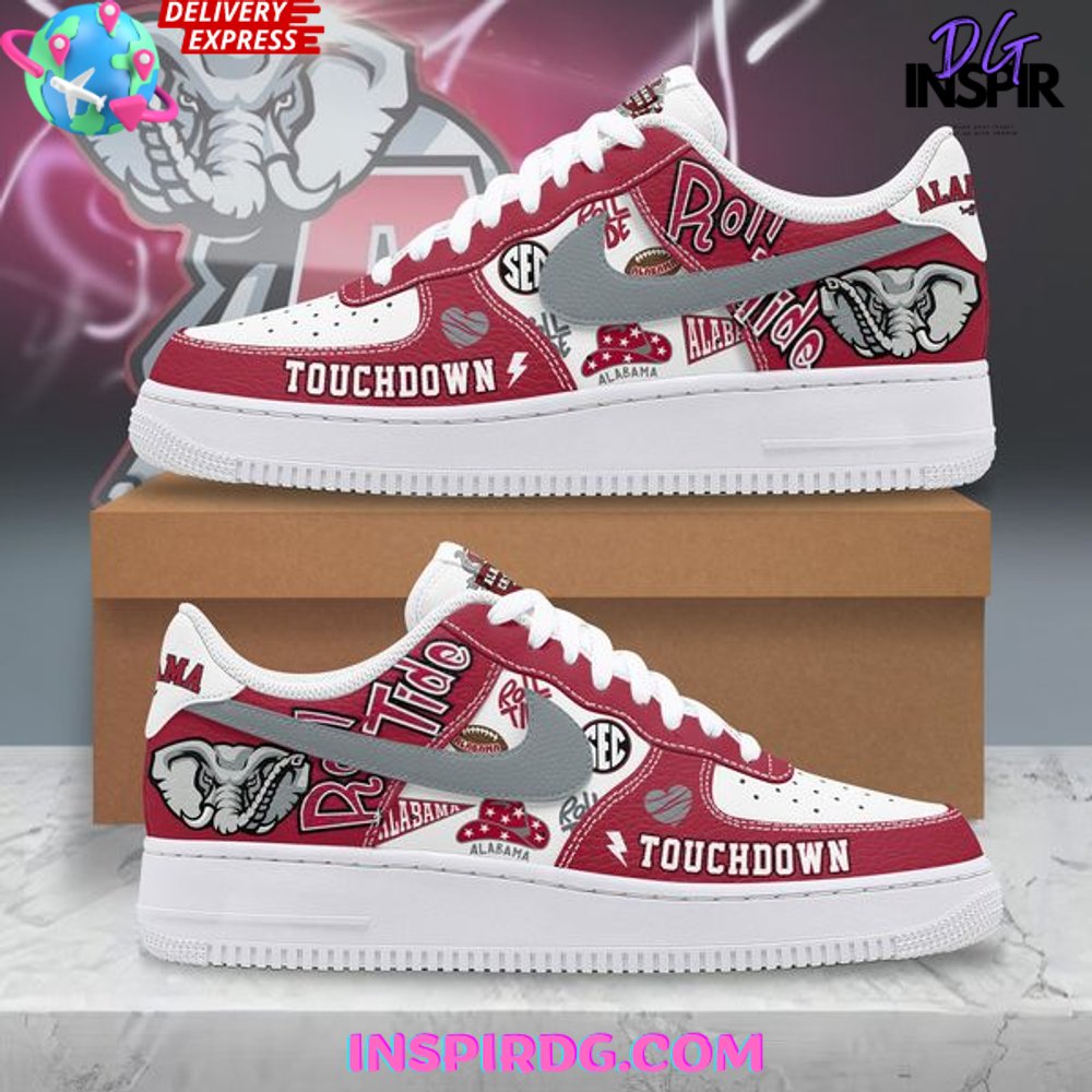 Alabama Crimson Tide Touchdown Air Force 1