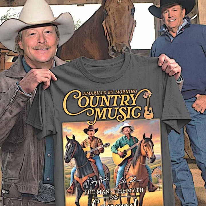 Alan Jackson And George Strait Country Music T-Shirt Best Oregontrailrvpk Shirt