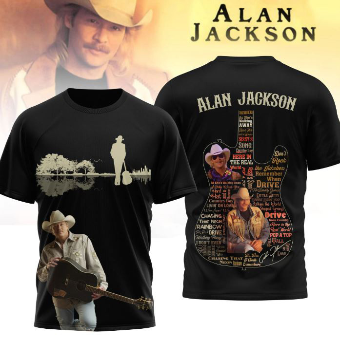 Alan Jackson World Tour 2025 Thank You For The Memories T-Shirt Oregontrailrvpk Shirt