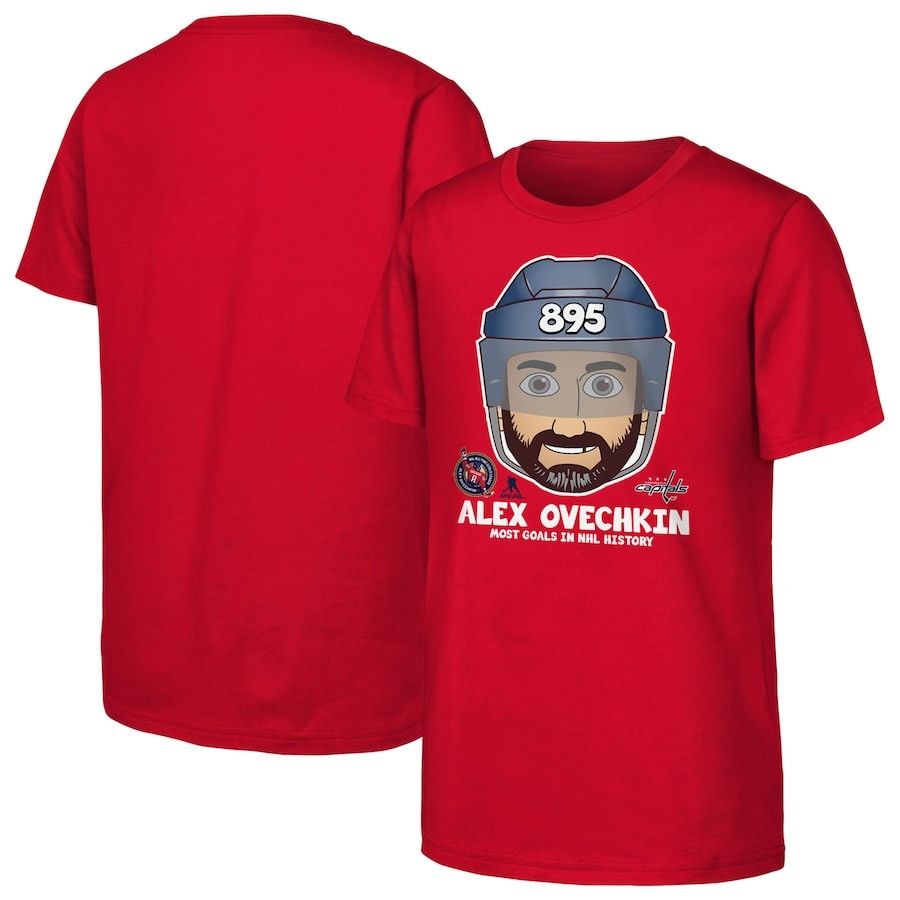 Alex Ovechkin 895 T-Shirt Most Goals In NHL History Hockey Washington Capitals Best Gifts Oregontrailrvpk Shirt
