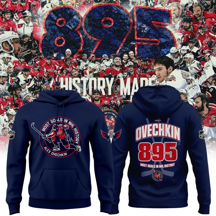 Alexander Ovechkin Washington Capitals All-Time Leading Goal Scorer Gr8 Hoodie Best Ice Hockey Presents